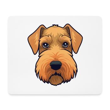Welsh Terrier Dog Breed Cartoon Kawaii Illustratio - Mouse Pad (horizontal) - white - Front