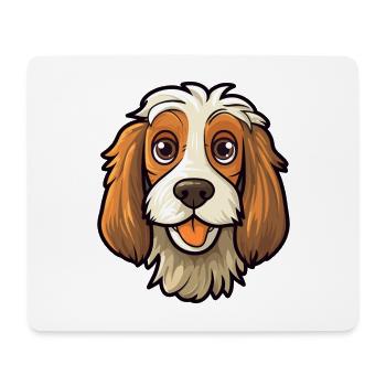 Spinoni Italiani Dog Breed Cartoon Kawaii Illustra - Mouse Pad (horizontal) - white - Front