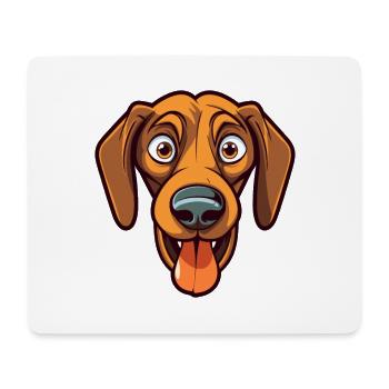 Ratonero Valenciano Dog Breed Cartoon Kawaii Illus - Mouse Pad (horizontal) - white - Front