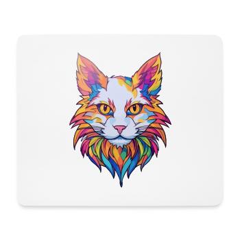Turc Van Cat Breed Aquarelle Dessin Animé Kawaii - Tapis de souris (format paysage) - blanc - Devant