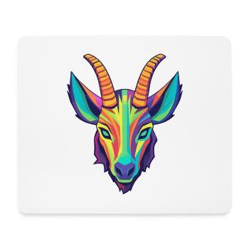Oryx coloré aquarelle dessin animé Kawaii Animal - Tapis de souris (format paysage) - blanc - Devant