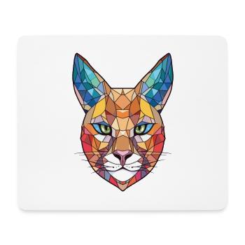 Caracal Colorful Watercolor Animal Illustration - Mouse Pad (horizontal) - white - Front