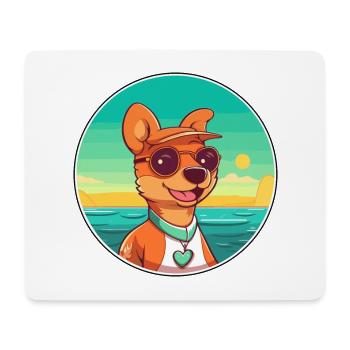Volpino Italiano Hunderasse Cartoon Kawaii Clipart - Mousepad (Querformat) - Weiß - Vorne