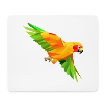 Papagei Niedlich Glücklich Kawaii Cartoon Clipart Tier - Mousepad (Querformat) - Weiß - Vorne