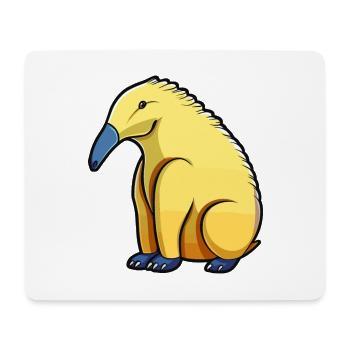Ameisenbär Niedlich Glücklich Kawaii Cartoon Clipart Tier - Mousepad (Querformat) - Weiß - Vorne