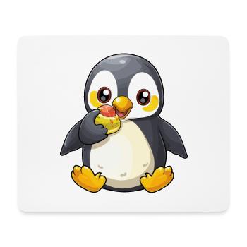 pinguin niedlich glücklich kawaii cartoon clipart tier - Mousepad (Querformat) - Weiß - Vorne
