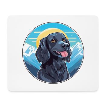 Blaue Picardie Spaniel Hunderasse Cartoon Kawaii Wate - Mousepad (Querformat) - Weiß - Vorne