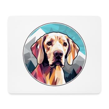 Braque Saint Germain Hunderasse Cartoon Kawaii Wate - Mousepad (Querformat) - Weiß - Vorne