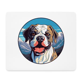 Córdoba Kampfhund Rasse Cartoon Kawaii Watercol - Mousepad (Querformat) - Weiß - Vorne