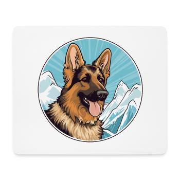 Deutscher Wachtelhund Race De Chien Cartoon Kawaii Wat - Tapis de souris (format paysage) - blanc - Devant