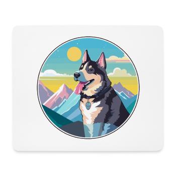 Laufhund Hunderasse Cartoon Kawaii Aquarell - Mousepad (Querformat) - Weiß - Vorne