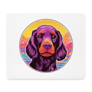 American Water Spaniel Hunderasse Cartoon Kawaii Wa - Mousepad (Querformat) - Weiß - Vorne