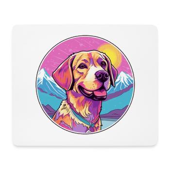 Braque Saint Germain Hunderasse Cartoon Kawaii Wate - Mousepad (Querformat) - Weiß - Vorne