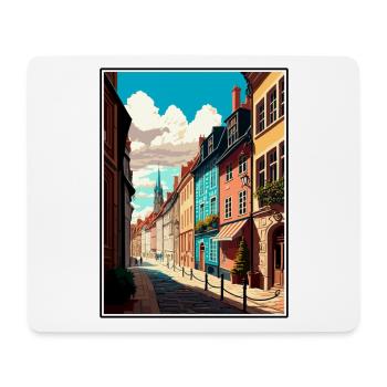 Dijon Frankreich Vintage Reiseposter WPA Souvenir - Mousepad (Querformat) - Weiß - Vorne