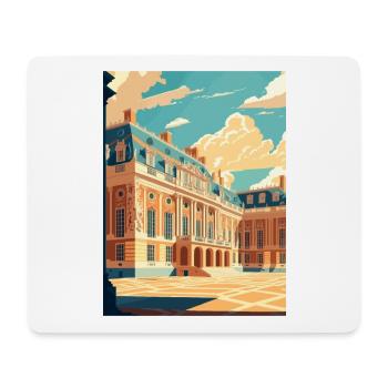 Versailles Schloss West Dekoration Reiseplakat - Mousepad (Querformat) - Weiß - Vorne