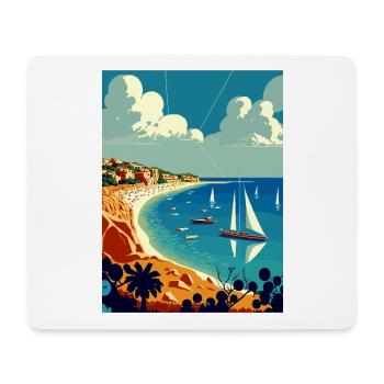 Gallipoli Turkey Vintage Travel Poster Souvenir - Mouse Pad (horizontal) - white - Front