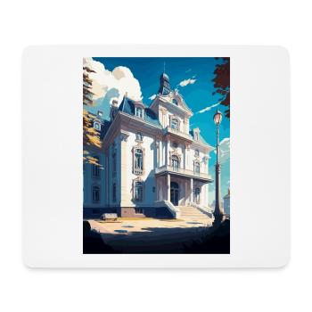 Suwalki Pologne Vintage voyage affiche WPA Souvenir - Tapis de souris (format paysage) - blanc - Devant