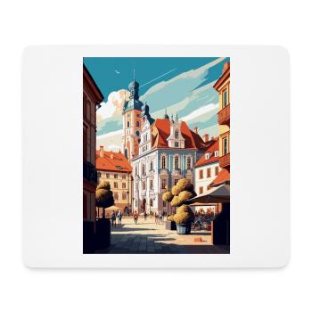 Marienbad Tschechien Reiseplakat - Mousepad (Querformat) - Weiß - Vorne