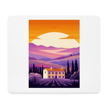 Provence Frankreich Vintage Reiseposter WPA Souvenir - Mousepad (Querformat) - Weiß - Vorne