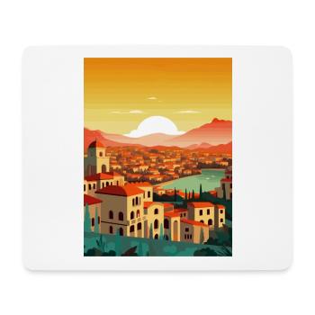 Granada Spain Vintage Travel Poster WPA Souvenir - Mouse Pad (horizontal) - white - Front