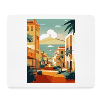 Kanarische Inseln Spanien Vintage Reiseposter WPA Kunst - Mousepad (Querformat) - Weiß - Vorne