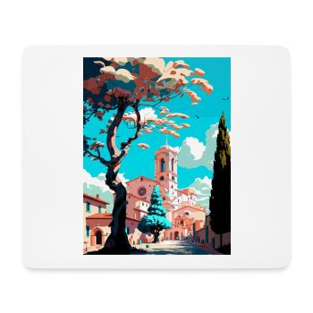 Llagostera Spain Vintage Travel Poster Souvenir - Mouse Pad (horizontal) - white - Front