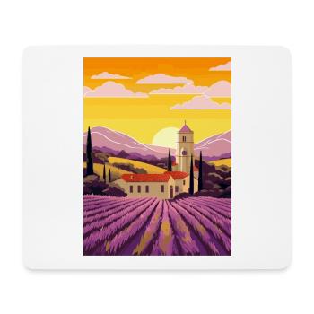 Provence Frankreich Vintage Reiseposter WPA Souvenir - Mousepad (Querformat) - Weiß - Vorne