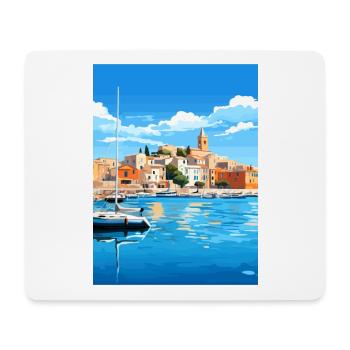 Balearen Spanien Vintage Reiseposter WPA - Mousepad (Querformat) - Weiß - Vorne