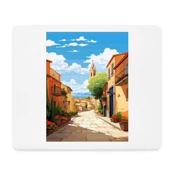 Tarragona Spain Vintage Travel Poster WPA Souvenir - Mouse Pad (horizontal) - white - Front