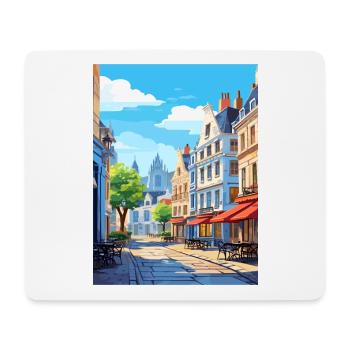 Lille Frankreich Vintage Reiseposter WPA Souvenir - Mousepad (Querformat) - Weiß - Vorne
