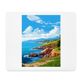 Port Cros Nationalpark Portcros Frankreich Souvenir - Mousepad (Querformat) - Weiß - Vorne