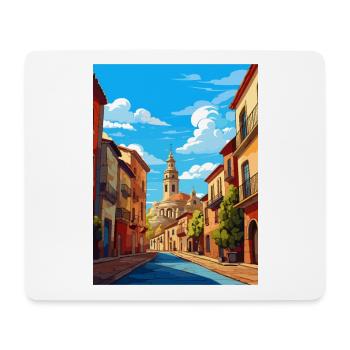 Navarra Spanien Vintage Reiseplakat WPA Souvenir - Mousepad (Querformat) - Weiß - Vorne