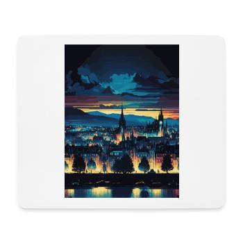 Invernessscape Europäisches Schottland Reiseposter - Mousepad (Querformat) - Weiß - Vorne