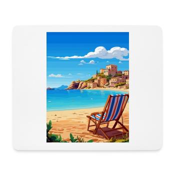 Sicily Italy Decoration Vintage Travel Poster WPA - Mouse Pad (horizontal) - white - Front