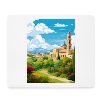 Cordoue Espagne Vintage voyage affiche WPA Souvenir - Tapis de souris (format paysage) - blanc - Devant