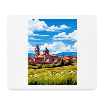 Pamplona Spanien Vintage Reiseposter WPA Souvenir - Mousepad (Querformat) - Weiß - Vorne