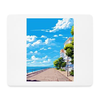 Thessalonique Grèce Décoration Affiche De Voyage - Tapis de souris (format paysage) - blanc - Devant