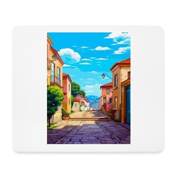 Vianna Do Castelo Portugal Vintage Reiseposter - Mousepad (Querformat) - Weiß - Vorne