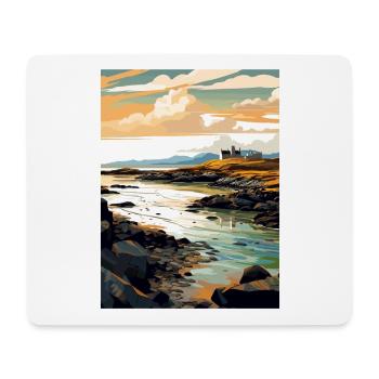 Isle Of Harris Scotland Vintage Travel Poster WPA - Mouse Pad (horizontal) - white - Front