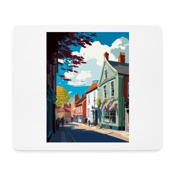 Faversham England Kent Vintage Reiseposter WPA - Mousepad (Querformat) - Weiß - Vorne