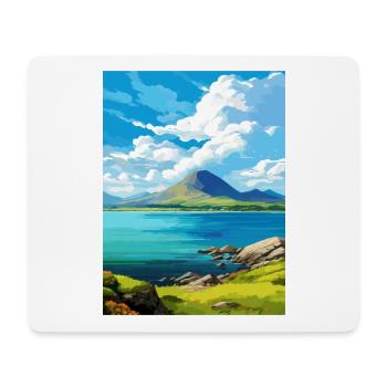 Isle Of Raasay Schottland Vintage Reiseposter WPA - Mousepad (Querformat) - Weiß - Vorne