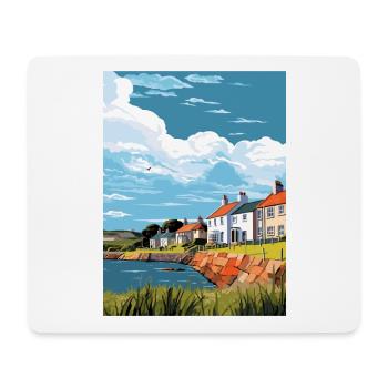 Isle Of Bute Schottland Vintage Reiseposter WPA - Mousepad (Querformat) - Weiß - Vorne