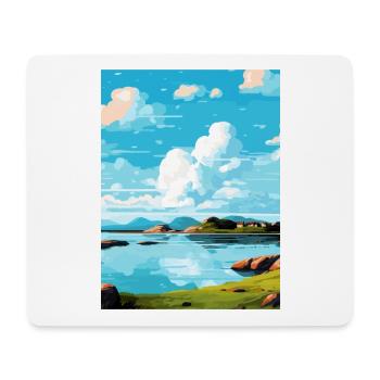 Isle Of Iona Schottland Vintage Reiseposter WPA - Mousepad (Querformat) - Weiß - Vorne