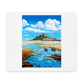 Marazion Cornwall Vintage Reiseposter Souvenir - Mousepad (Querformat) - Weiß - Vorne
