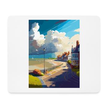 Hythe England Kent Vintage Reiseposter Souvenir - Mousepad (Querformat) - Weiß - Vorne