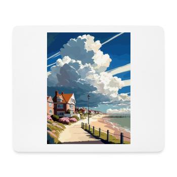 Felixstowe England Vintage Travel Poster Souvenir - Mouse Pad (horizontal) - white - Front