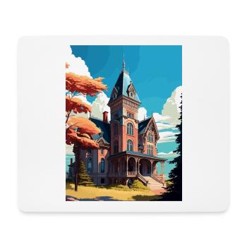 Olana State Historical Site New York Travel Poster - Mouse Pad (horizontal) - white - Front