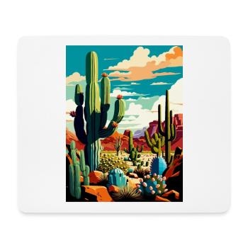 Orgue Pipe Cactus National Monument Arizona Voyage - Tapis de souris (format paysage) - blanc - Devant