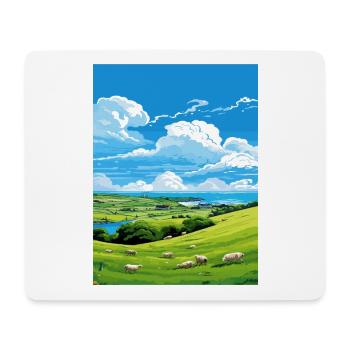 St Day Cornwall Vintage Travel Poster WPA Souvenir - Mouse Pad (horizontal) - white - Front