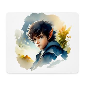 Fantasy, Halfling - Mouse Pad (horizontal) - white - Front